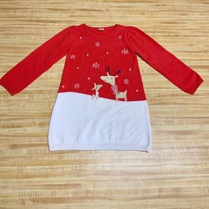 Gymboree Christmas Sweater Dress Size 5